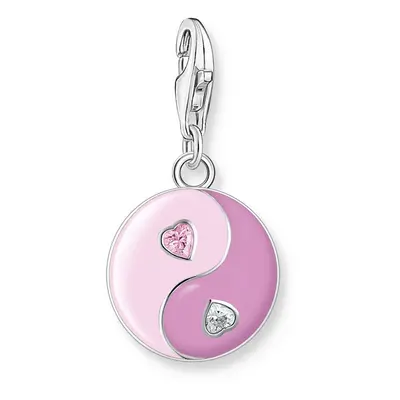 THOMAS SABO Silver Pink Yin & Yang Charm For Women