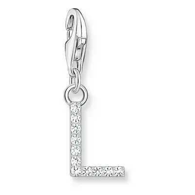 THOMAS SABO Silver Zirconia Letter L Charm