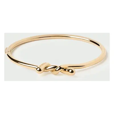 PDPAOLA Gold Plated Twist Bangle For Women