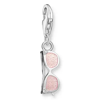 THOMAS SABO Silver Pink Sunglasses Charm For Women