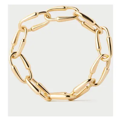 PDPAOLA Gold Plated Loop Chain Bracelet For Women