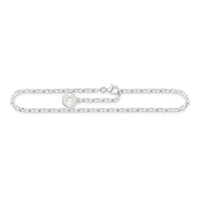 THOMAS SABO Silver Charmista Charm Carrier Anklet For Women