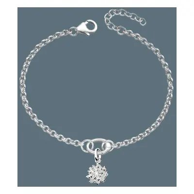 John Greed Tempest Silver November Birth Flower Chrysanthemum Charm Bracelet For Women