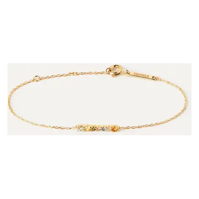 PDPAOLA Gold Plated Rainbow Bracelet For Women