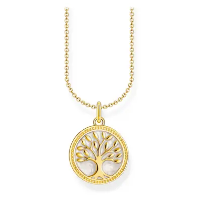 THOMAS SABO Gold Plated White Tree of Love Necklace