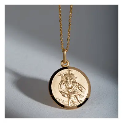 John Greed CANDY Love Gold Plated Silver St Christopher Necklace For Women