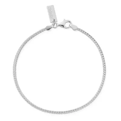 ChloBo Men's Silver Fox Tail Chain Bracelet