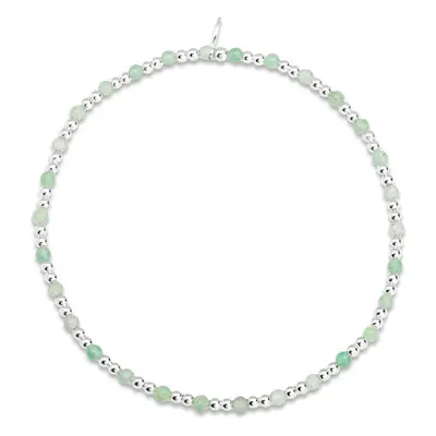 John Greed Signature Silver Full Green Jade IMERAKI Bracelet For Women