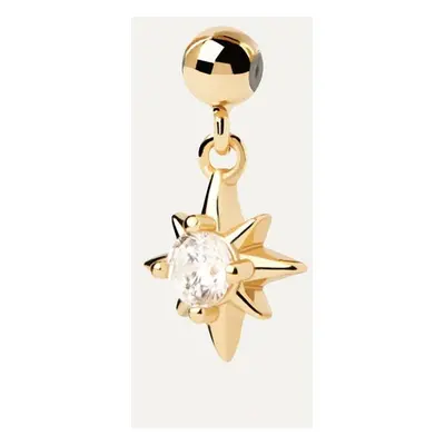 PDPAOLA Gold Plated Northern Star Charm For Women