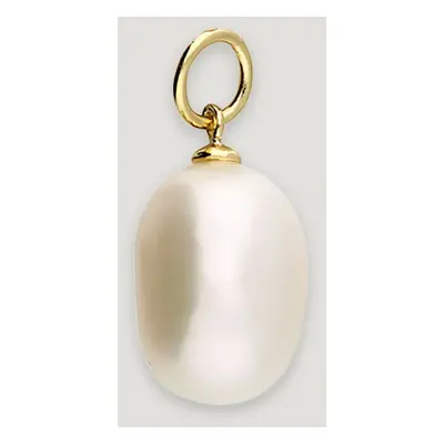 John Greed CANDY Spun Gold Plated Silver Freshwater Pearl Pendant Charm For Women