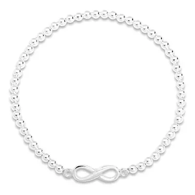 John Greed Signature Silver Infinity Symbol IMERAKI Bracelet For Women