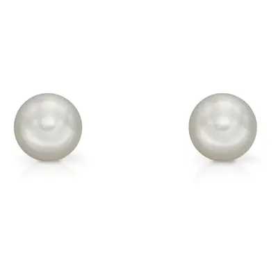 Fine Jewellery by John Greed 9ct Gold 5mm Freshwater Pearl Stud Earrings For Women