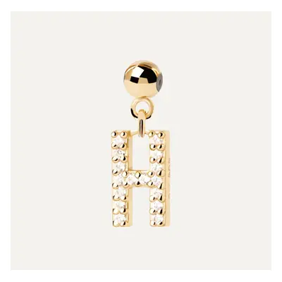 PDPAOLA Gold Plated Letter H Charm For Women