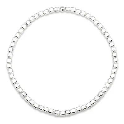 John Greed Signature Silver Cube Bead IMERAKI Bracelet For Women