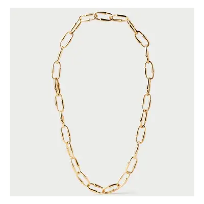 PDPAOLA Gold Plated Loop Chain Necklace For Women