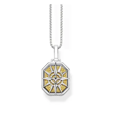 THOMAS SABO Two-Tone Star Compass Necklace