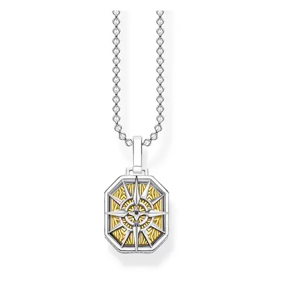 THOMAS SABO Two-Tone Compass Necklace