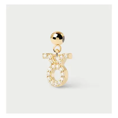 PDPAOLA Gold Plated Taurus Zodiac Charm For Women