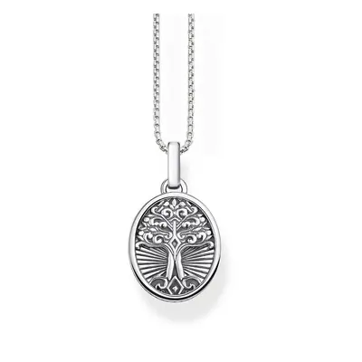 THOMAS SABO Silver Oval Tree of Love Necklace