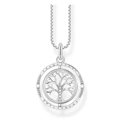 THOMAS SABO Silver Tree of Love Spinning Necklace For Women