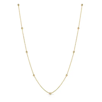 Fine Jewellery by John Greed 9ct Gold Fine Ball Chain Necklace For Women