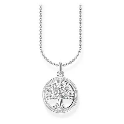 THOMAS SABO Silver Beaded Tree of Life Necklace