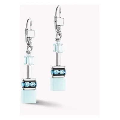 Coeur De Lion Classic GEOCUBE Earrings Light Aqua For Women