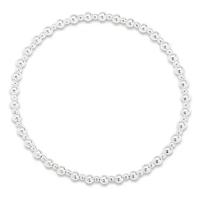 John Greed Signature Silver Small & Big Bead IMERAKI Bracelet For Women