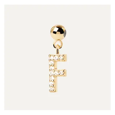 PDPAOLA Gold Plated Letter F Charm For Women