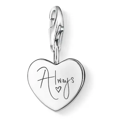 THOMAS SABO Silver Small Heart Handwriting Charm For Women