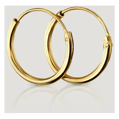 John Greed CANDY Cane Gold Plated Silver Small Skinny Hoop Earrings For Women