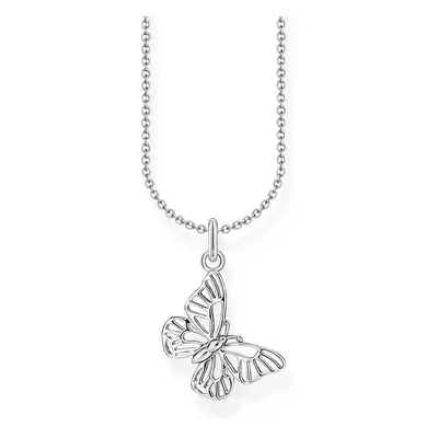 THOMAS SABO Silver Butterfly Necklace For Women