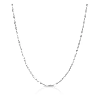 John Greed Signature Silver Fine Chain 45cm For Women