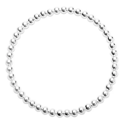 John Greed Signature Silver Round Bead IMERAKI Bracelet For Women