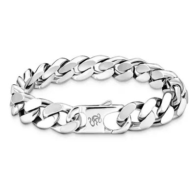 THOMAS SABO Rebel Silver Wide Armoured Chain Bracelet