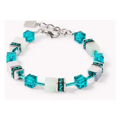 Coeur De Lion DELUXE GEOCUBE Bracelet Green Amazonite & Hematite For Women