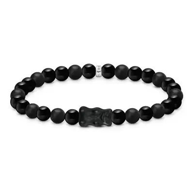 THOMAS SABO Silver Black Official HARIBO Bead Bracelet For Women