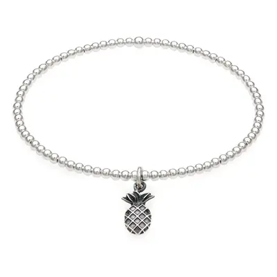 John Greed Signature Silver Pineapple Beaded IMERAKI Bracelet For Women