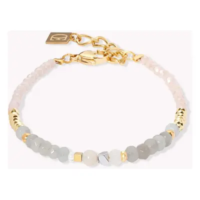 Coeur De Lion Elegance Gemstones Bracelet Gold Beige For Women