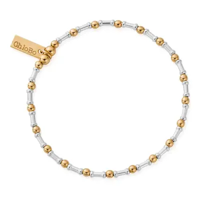 ChloBo Gold Plated & Silver Rhythm Of Water Bracelet For Women