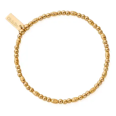 ChloBo Gold Plated Dainty Sparkle Bracelet For Women