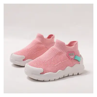 Toddler/Kid Sporty Style Mesh and Cotton Slip-on Sports Shoes