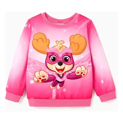 PAW Patrol Toddler Girl/Boy Chase/Marshall/Skye Character Print Pattern Long-sleeve Sweatshirt