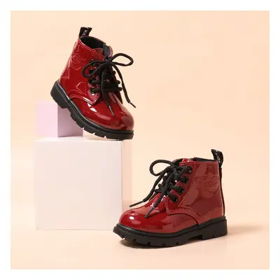 Toddler/Kid Solid Letter Pattern Casual Boots