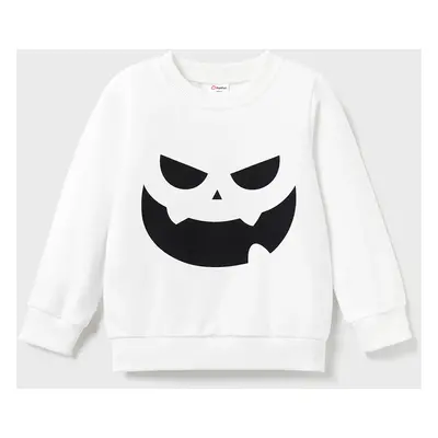 Toddler Girl/Boy Halloween Pattern Sweatshirt