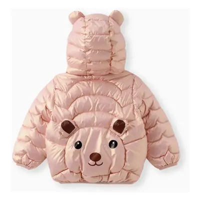 Baby/Toddler 3D Bear Ear Design Quilted Cotton-Padded Jacket