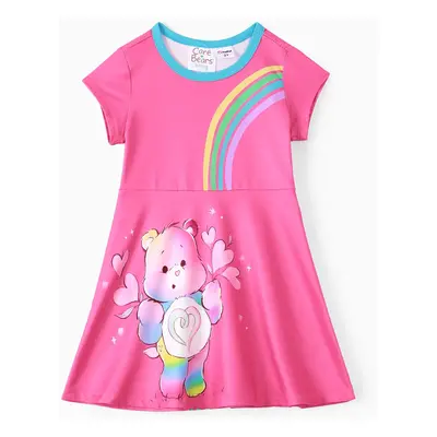 Care Bears Toddler Girl Character Print Dress