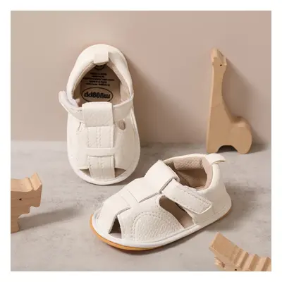 Baby Girl/Boy Basic Solid Color Velcro Prewalker Shoes Sandals