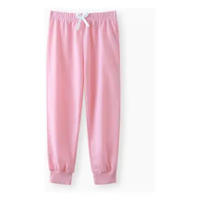 Kid Boy/Kid Girl Solid Color Elasticized Pants