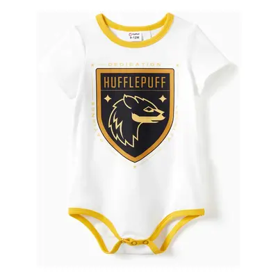 Harry Potter Family Matching Boy/Girl Character Print Hufflepuff T-shirt/Dress